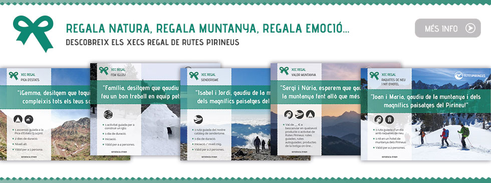 Vols fer un regal del tot original? Descobreix els xecs regal de Rutes Pirineus