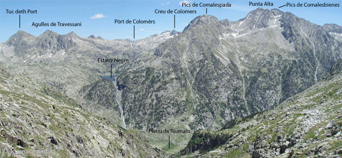 Besiberri Nord (3.014m) des de Cavallers per riu Malo 1 