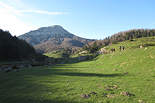 El Txamantxoia, ben present en aquest darrer tram de l´itinerari.