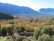 Boniques vistes de la vall de Barcedana al costat del Montsec.