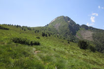 Deixem el bosc enrere i arribem al Serrat de la Llau.