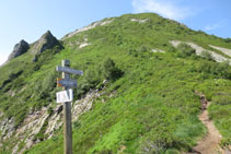 Coll de Brasseil als peus de la Dent d´Orlu.