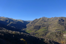 Vistes de la Vall d´Àssua.