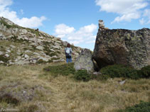 Les fites ens ajudaran a trobar el camí cap als estanys de la Solana.