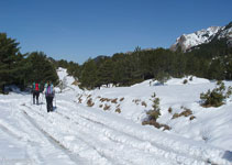 Avançant per la pista.