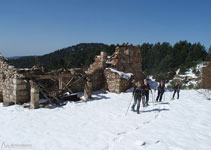 Masia abandonada Casa Ferrús, un lloc de notable interès.