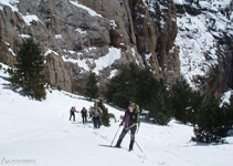 Ja queda poc per arribar al coll de l´Estret.