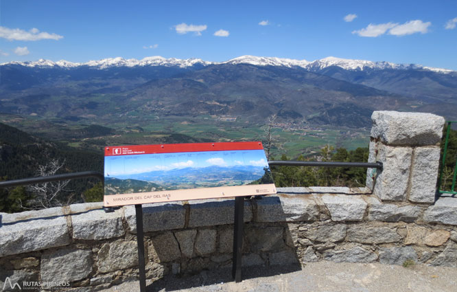 Itinerari adaptat fins al mirador del Cap del Ras 1 