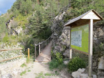 La ruta s´acaba al mirador de fauna.