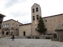 Església de Santa Maria de n´Hug del segle XII.