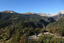 Arribem a una terrassa natural des d´on novament les vistes són espectaculars.