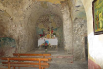 Interior de l´església de San Félix.