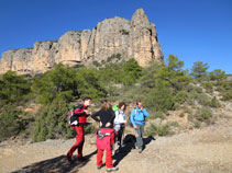 Hem de vorejar el Serrat del Tossal del Cap per la seva dreta.