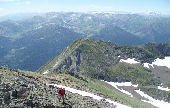 Mont Valier (2.838m) i pic de la Pala Clavera (2.721m) 1 