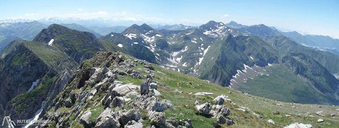 Mont Valier (2.838m) i pic de la Pala Clavera (2.721m) 1 