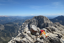 Cim del Pedraforca, a 2.506m d´altitud.