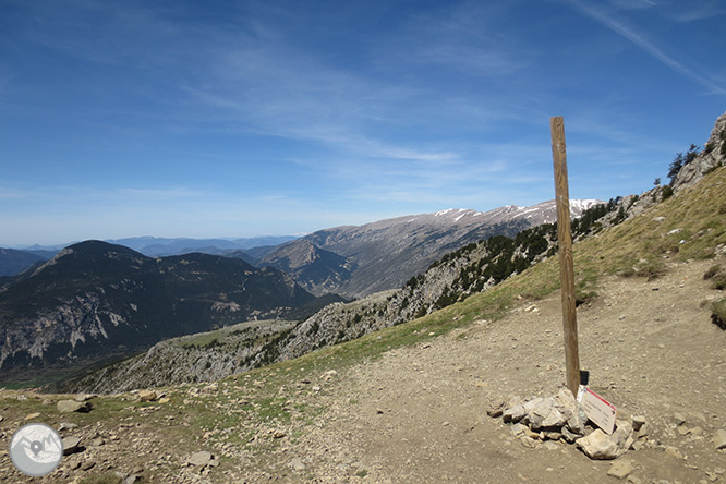 Pedraforca (2.506m) pel coll del Verdet i l