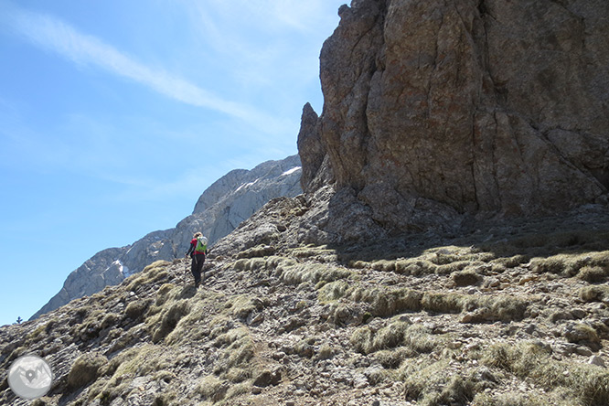 Pedraforca (2.506m) pel coll del Verdet i l