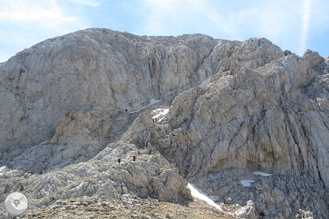 Pedraforca (2.506m) pel coll del Verdet i l