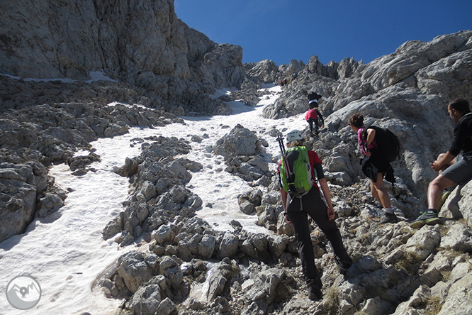 Pedraforca (2.506m) pel coll del Verdet i l