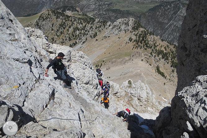 Pedraforca (2.506m) pel coll del Verdet i l