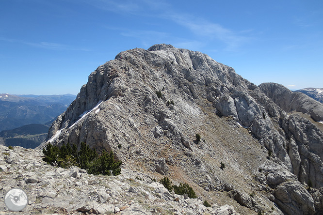 Pedraforca (2.506m) pel coll del Verdet i l