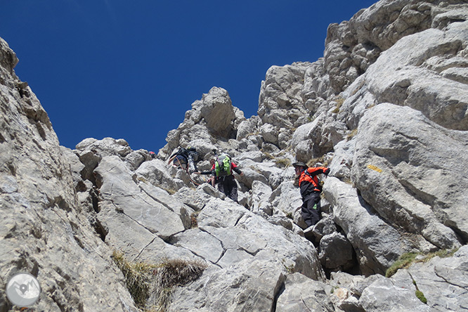 Pedraforca (2.506m) pel coll del Verdet i l