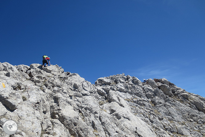 Pedraforca (2.506m) pel coll del Verdet i l