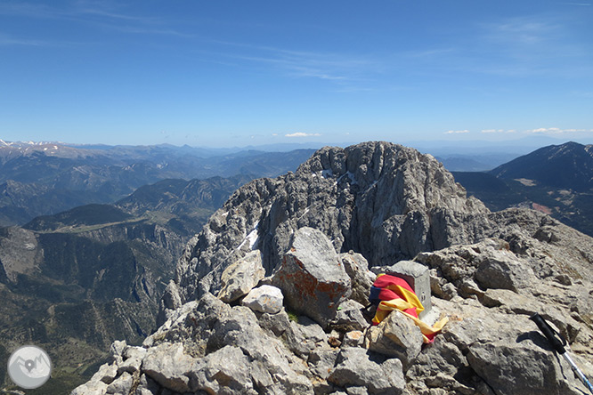 Pedraforca (2.506m) pel coll del Verdet i l