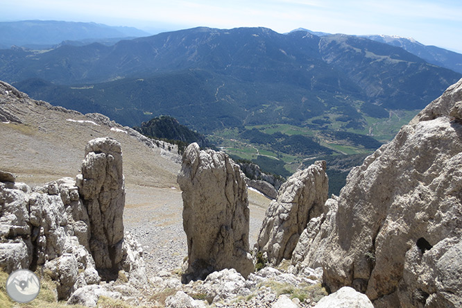 Pedraforca (2.506m) pel coll del Verdet i l