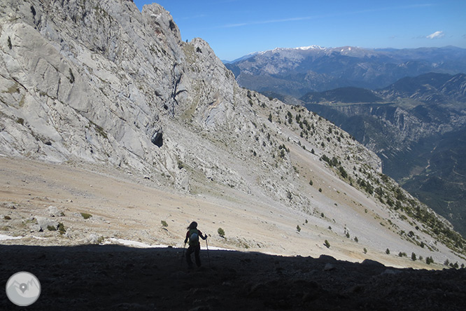 Pedraforca (2.506m) pel coll del Verdet i l