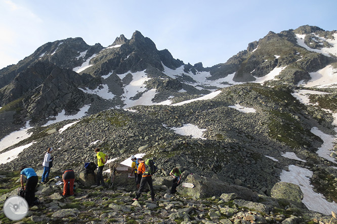 Pic de Rulhe (2.783m) des del Pla de les Peires 2 