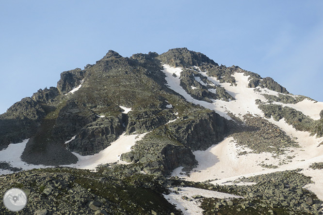 Pic de Rulhe (2.783m) des del Pla de les Peires 2 