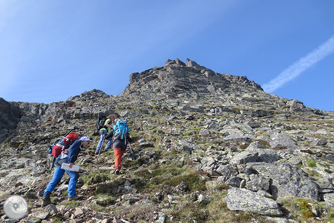 Pic de Rulhe (2.783m) des del Pla de les Peires 2 