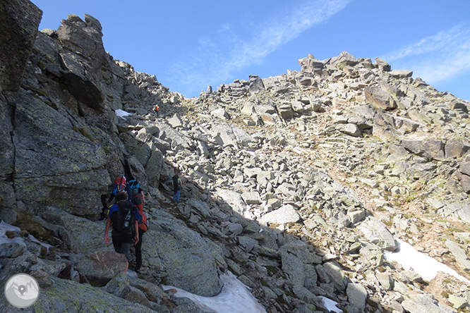 Pic de Rulhe (2.783m) des del Pla de les Peires 2 