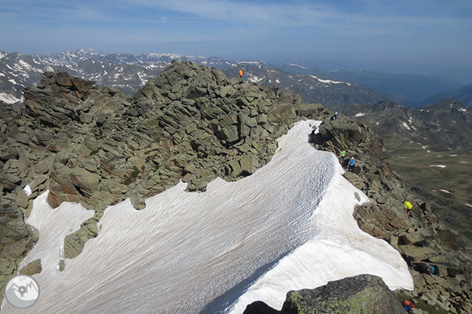 Pic de Rulhe (2.783m) des del Pla de les Peires 2 