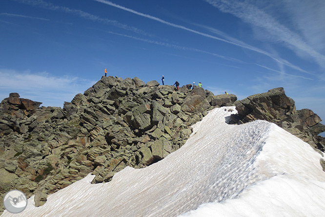 Pic de Rulhe (2.783m) des del Pla de les Peires 2 