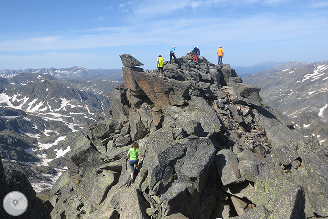 Pic de Rulhe (2.783m) des del Pla de les Peires 2 