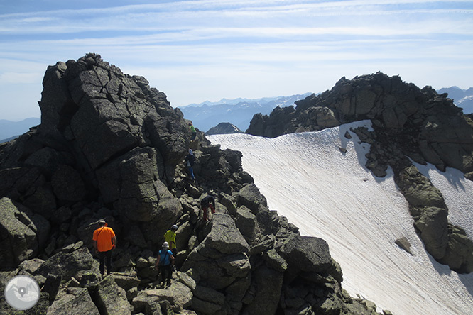 Pic de Rulhe (2.783m) des del Pla de les Peires 2 