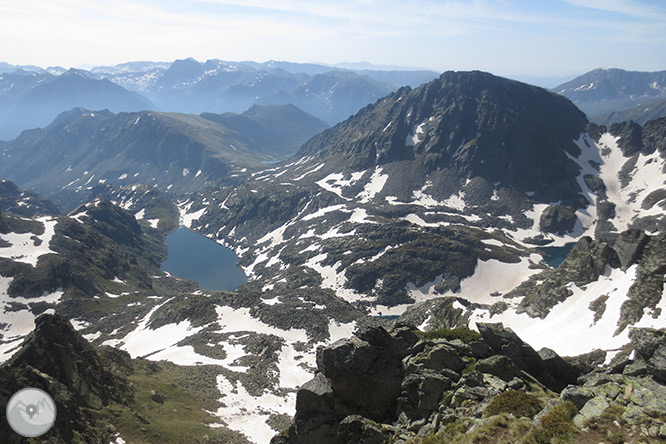 Pic de Rulhe (2.783m) des del Pla de les Peires 2 