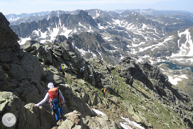 Pic de Rulhe (2.783m) des del Pla de les Peires 2 