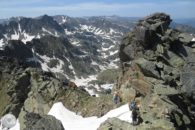 Pic de Rulhe (2.783m) des del Pla de les Peires 2 