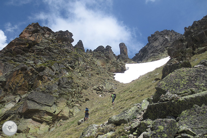 Pic de Rulhe (2.783m) des del Pla de les Peires 2 