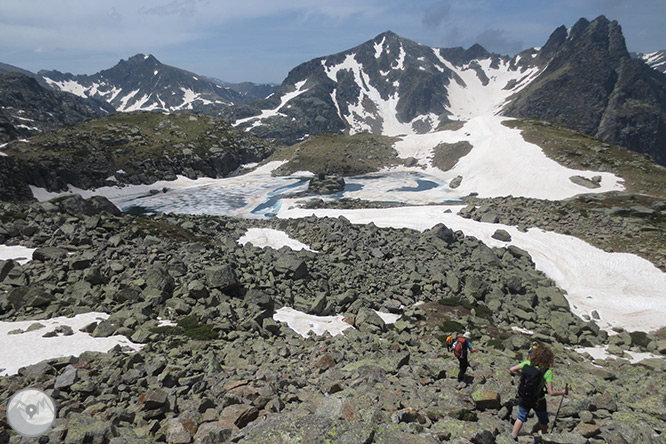 Pic de Rulhe (2.783m) des del Pla de les Peires 2 