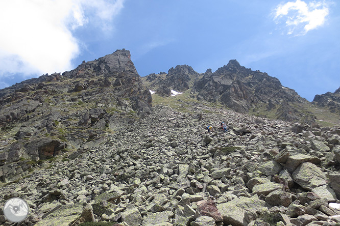 Pic de Rulhe (2.783m) des del Pla de les Peires 2 