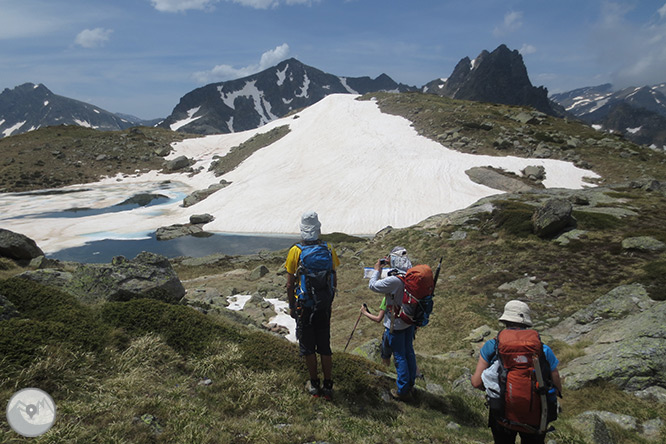 Pic de Rulhe (2.783m) des del Pla de les Peires 2 