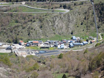 Durant aquest últim tram de baixada gaudim d’unes bones vistes del nucli de l´Ospitalet.