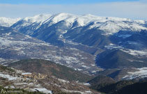 Vistes de la Cerdanya i d´Estana, on hem començat la ruta.