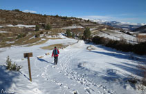 Ja de tornada passem novament pel coll de Pallers (zona de pàrquing a mà esquerra).