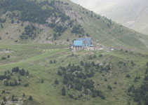 El llac artificial de la Vall de Núria.